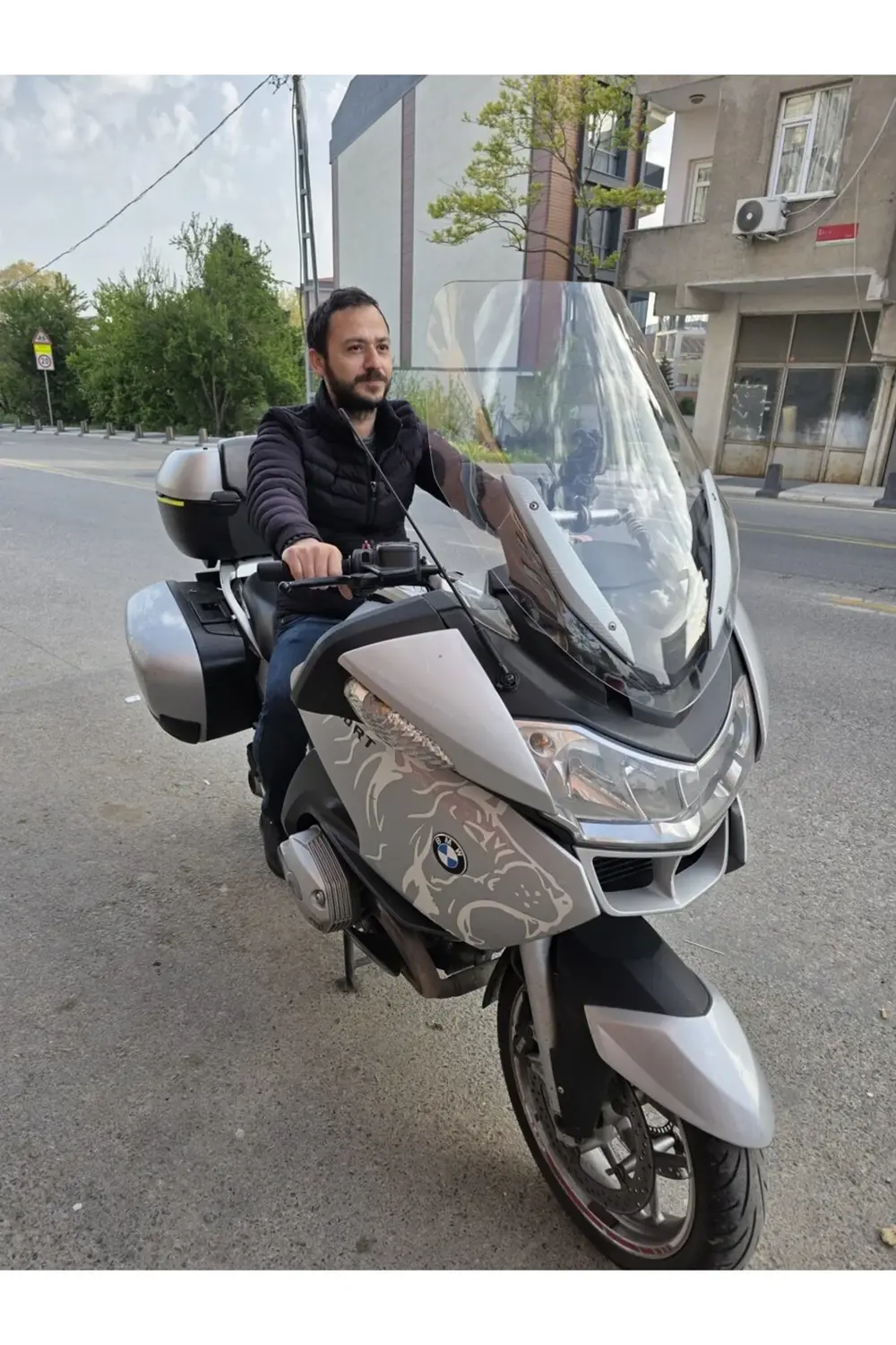 Bmw R 1200 RT Ön Cam 2005-2015 Model 70cm Şeffaf Renkli 4mm
