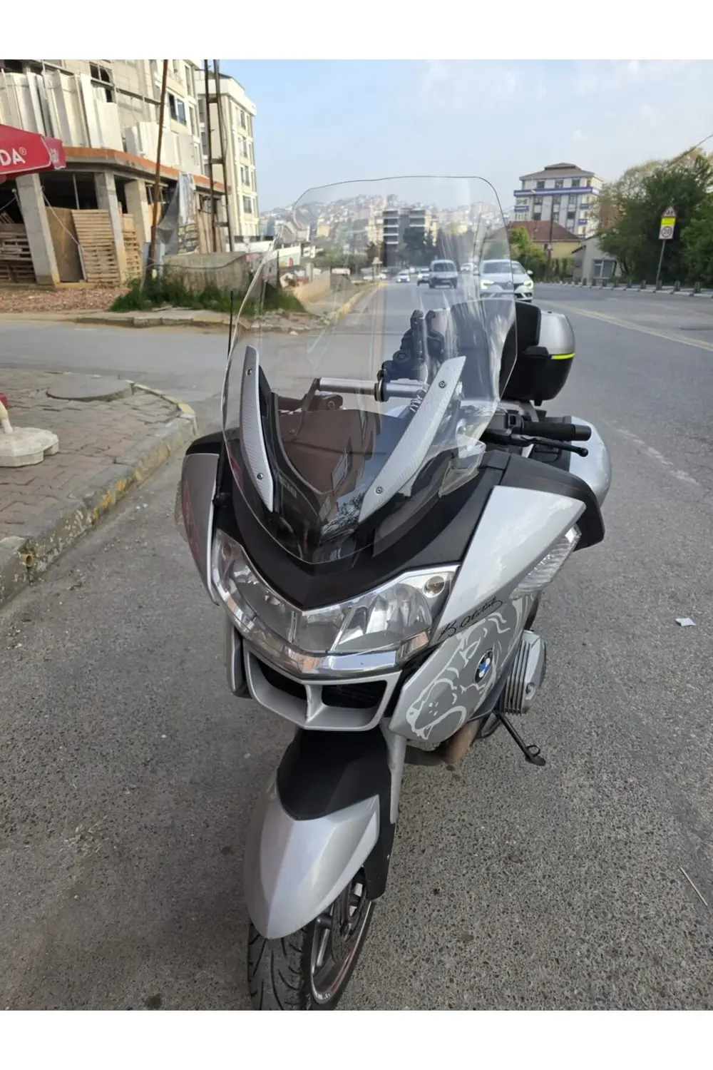 Bmw R 1200 RT Ön Cam 2005-2015 Model 70cm Şeffaf Renkli 4mm