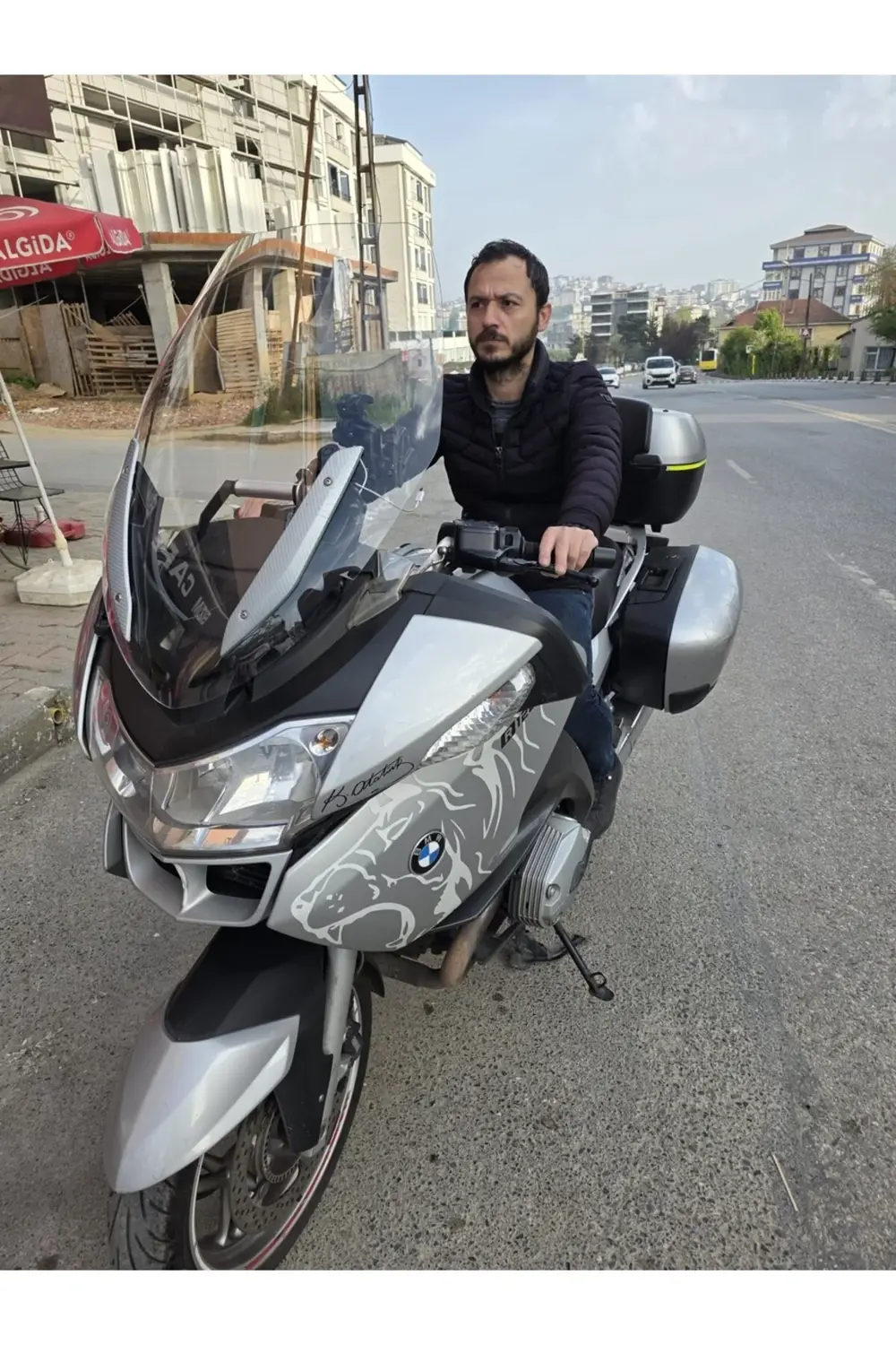 Bmw R 1200 RT Ön Cam 2005-2015 Model 70cm Şeffaf Renkli 4mm