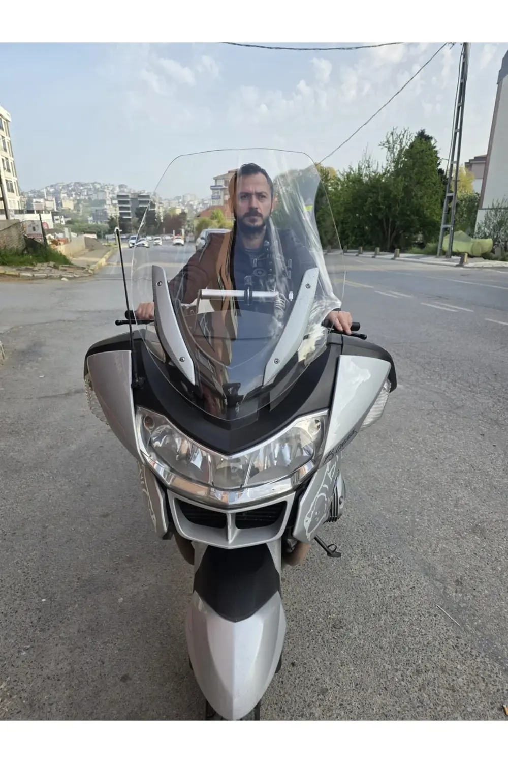 Bmw R 1200 RT Ön Cam 2005-2015 Model 70cm Şeffaf Renkli 4mm