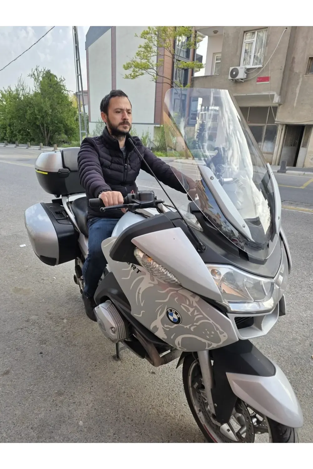 Bmw R 1200 RT Ön Cam 2005-2015 Model 70cm Şeffaf Renkli 4mm
