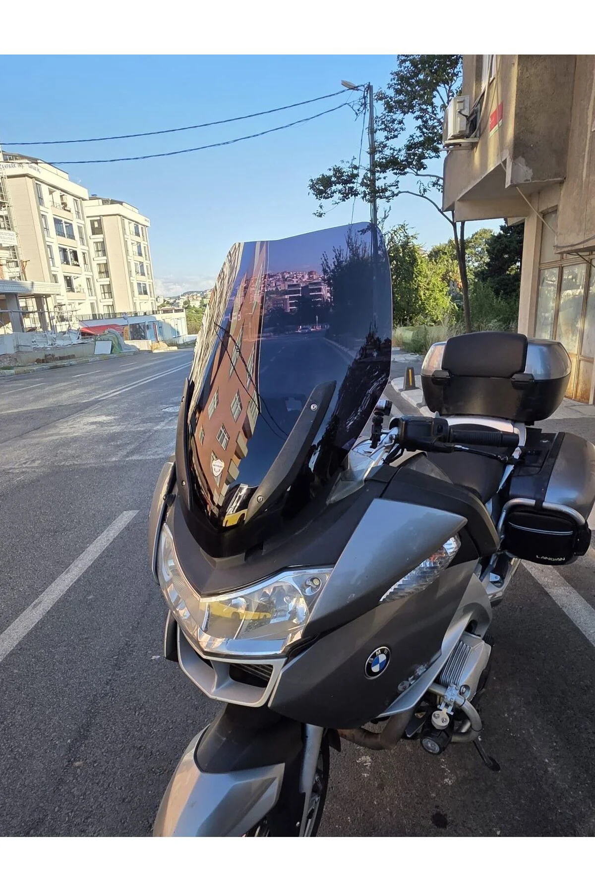 Bmw R 1200 RT Ön Cam 2005-2015 Model 70cm Siyah Renkli 4mm