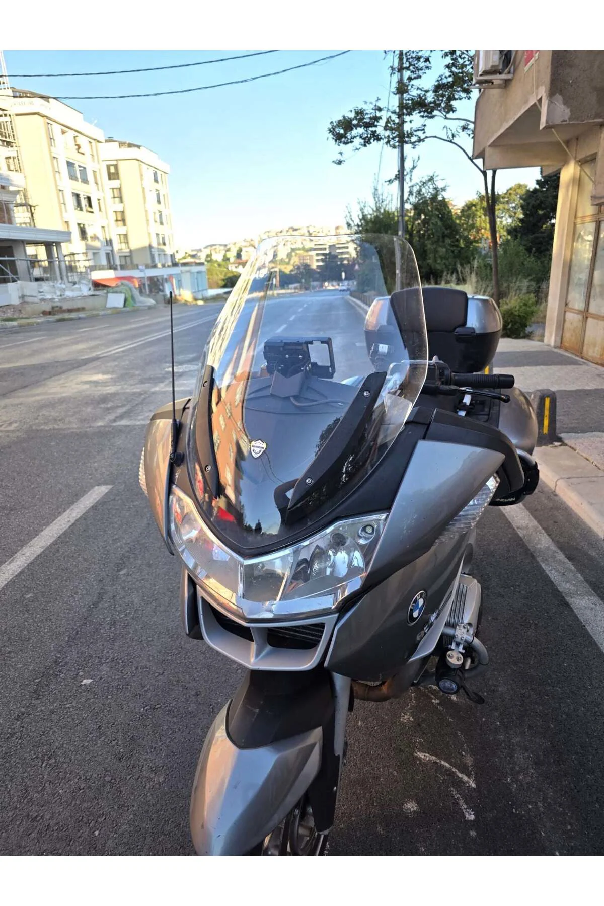 Bmw R 1200 RT Ön Cam 2005-2015 Model 70cm Şeffaf Renkli 4mm