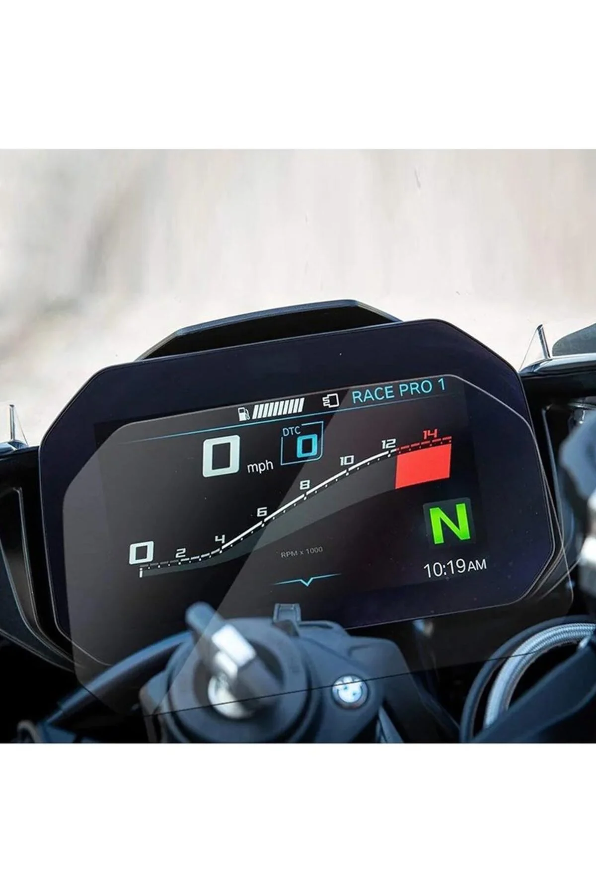 BMW Roadster R 1250 R 6.5 Dijital Gösterge Uyumlu 9H Nano Ekran Koruyucu Film