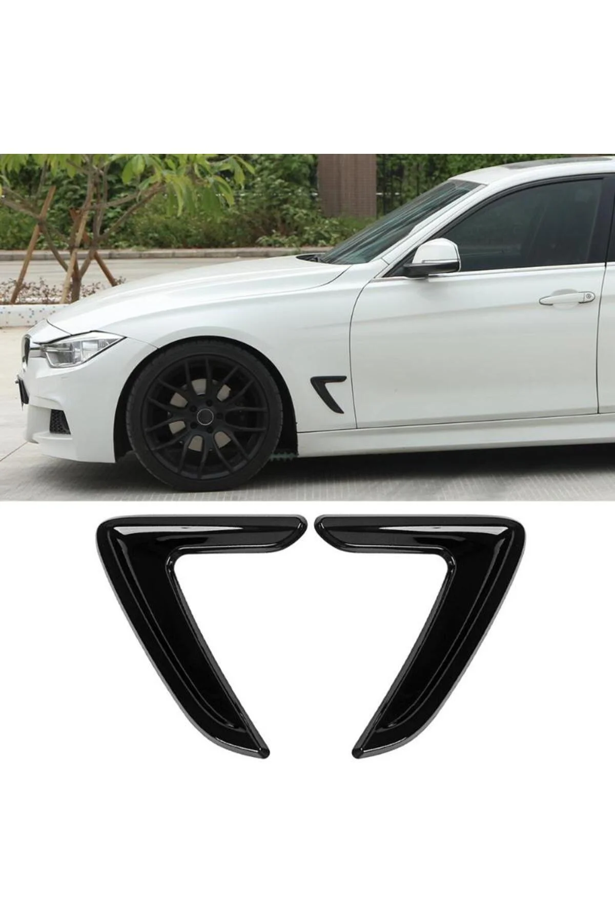 Bmw Tip Çamurluk Havalandırma Venti Kısa Parlak Siyah Nkt98 Bmw Tip Çamurluk Havalandırma Venti Kısa Parlak Siyah Nkt98