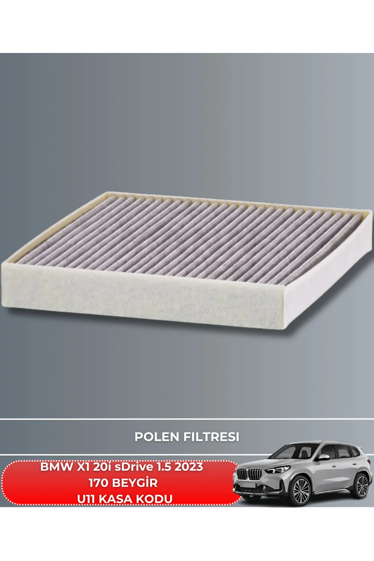 BMW X1 20i sDrive 1.5 2023 170 BEYGİR FİLTRE - YAĞ BAKIM SETİ