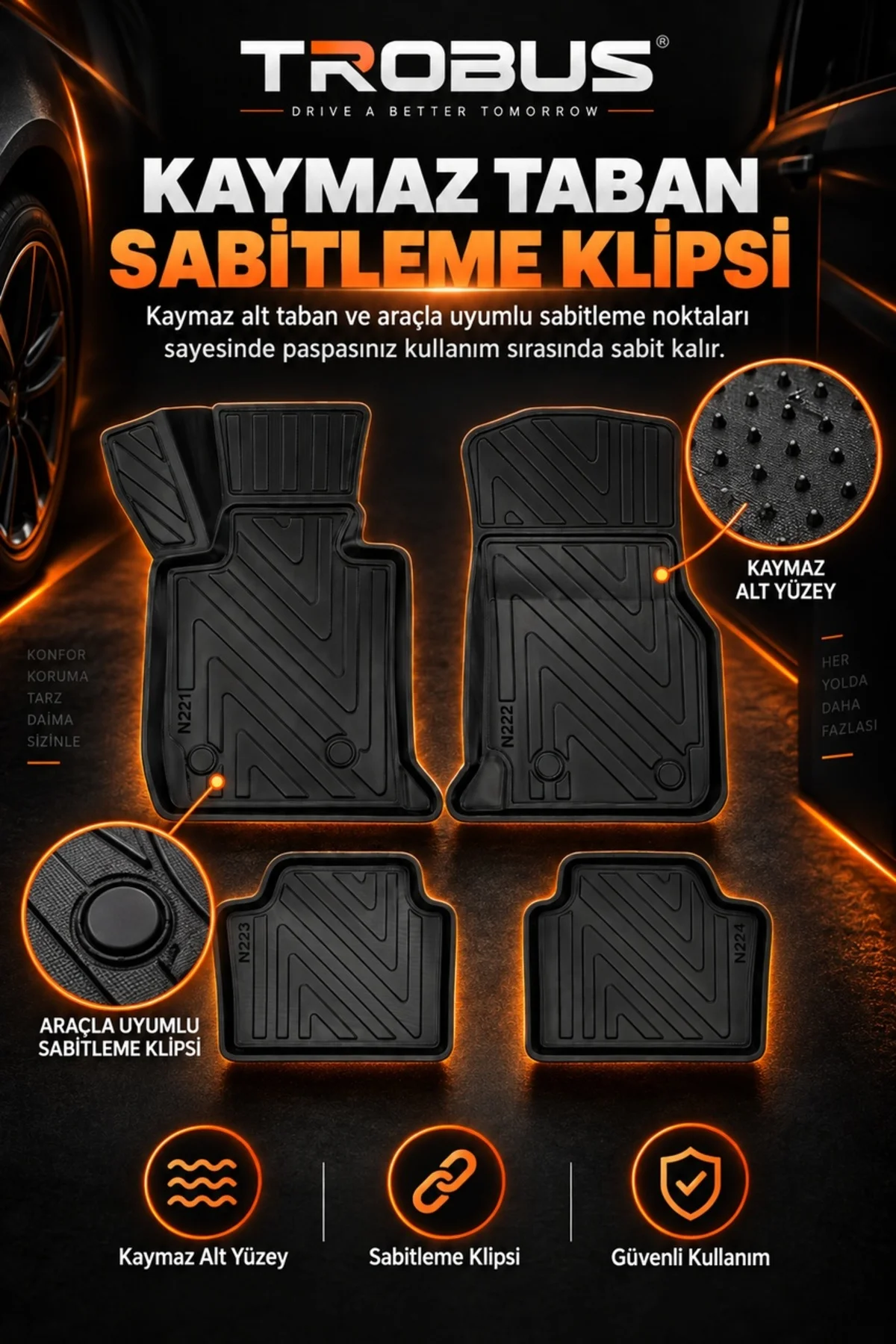 BMW X1 E84 2009-2015 Karbon Desenli Premium 3D Havuzlu Oto Paspas BMW X1 E84 2009-2015 Karbon Desenli Premium 3D Havuzlu Oto Paspas