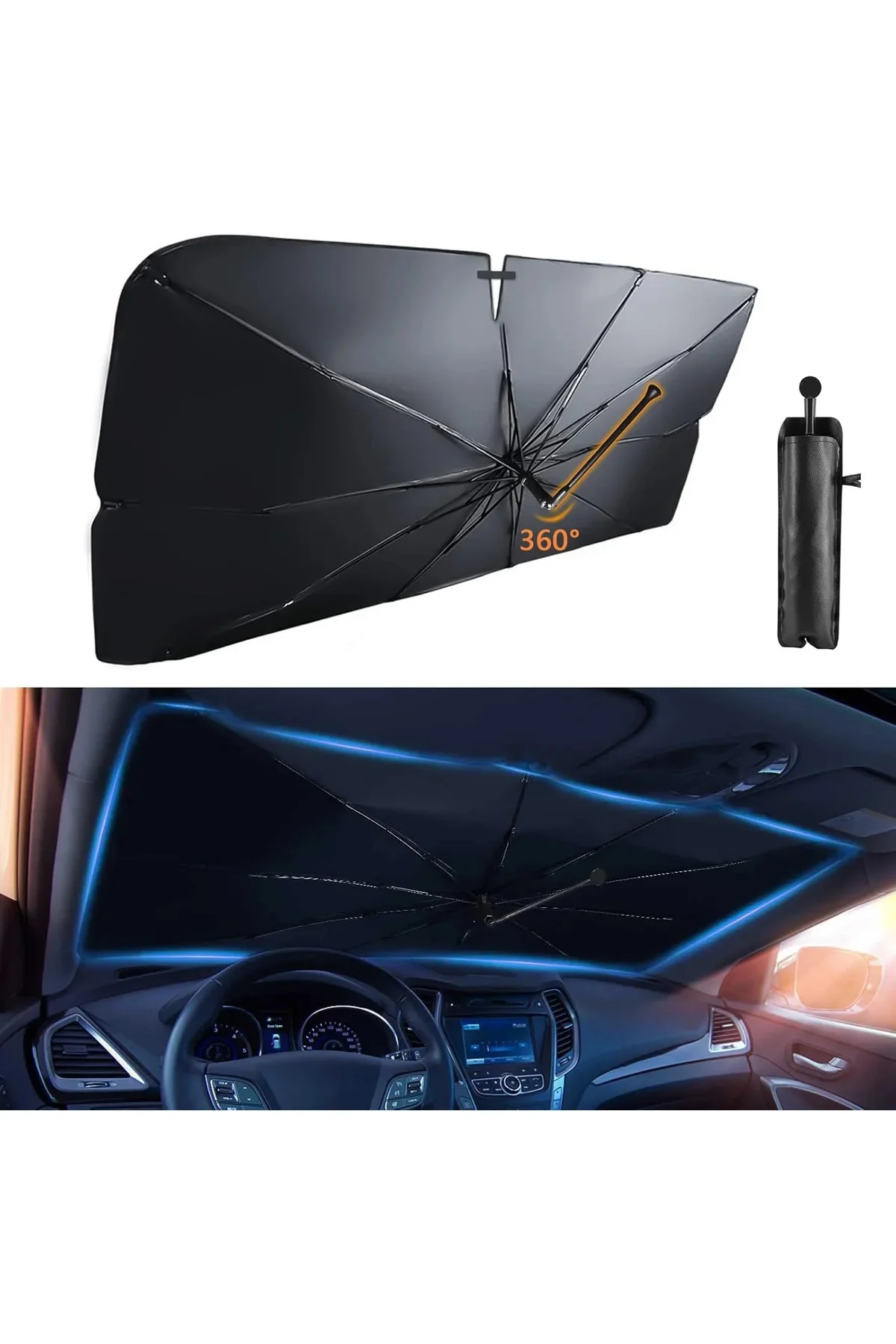 BMW X1, Mercedes GLA, Audi Q3, VW T-Roc, Toyota RAV4 Uyumlu Oto Şemsiye BMW X1, Mercedes GLA, Audi Q3, VW T-Roc, Toyota RAV4 Uyumlu Oto Şemsiye