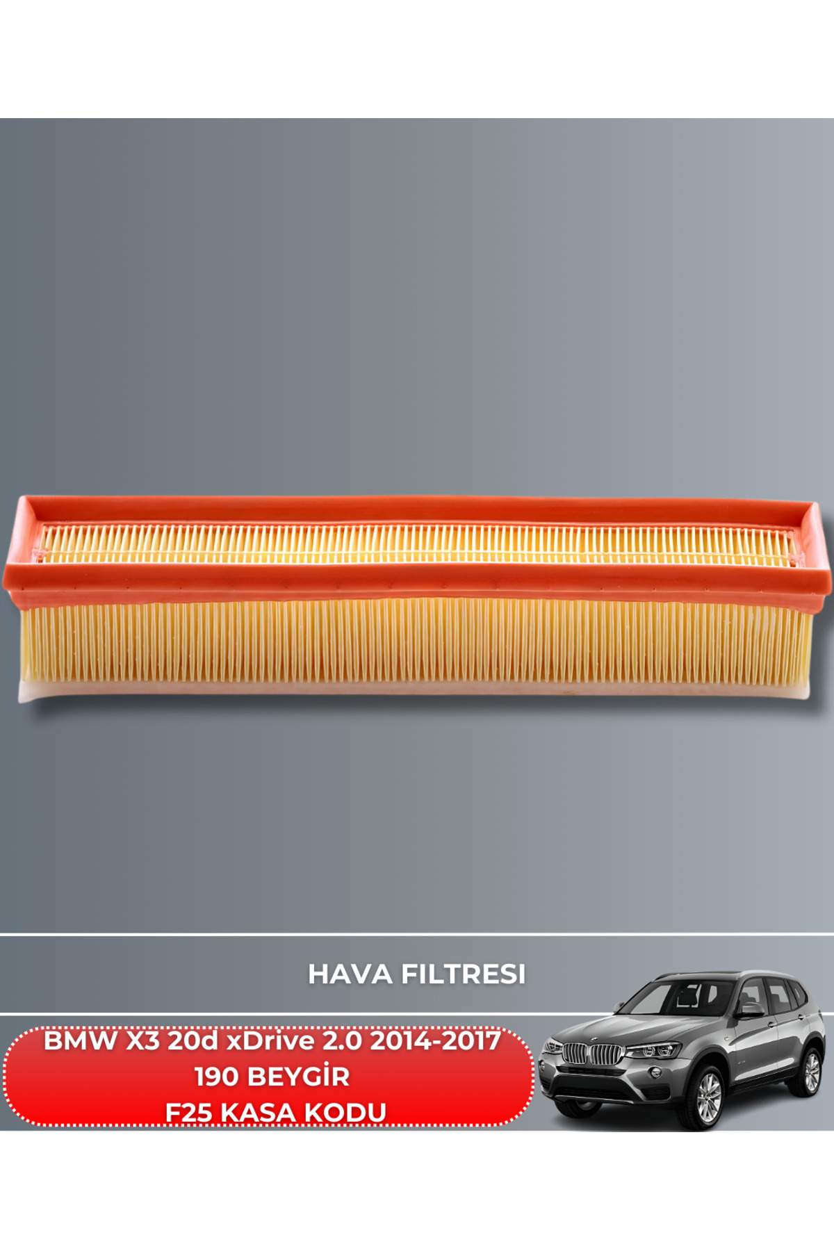 Sardes Bmw X3 20D Xdrive 2.0 2014-2015-2016-2017 190 Beygir Filtre - Yağ
