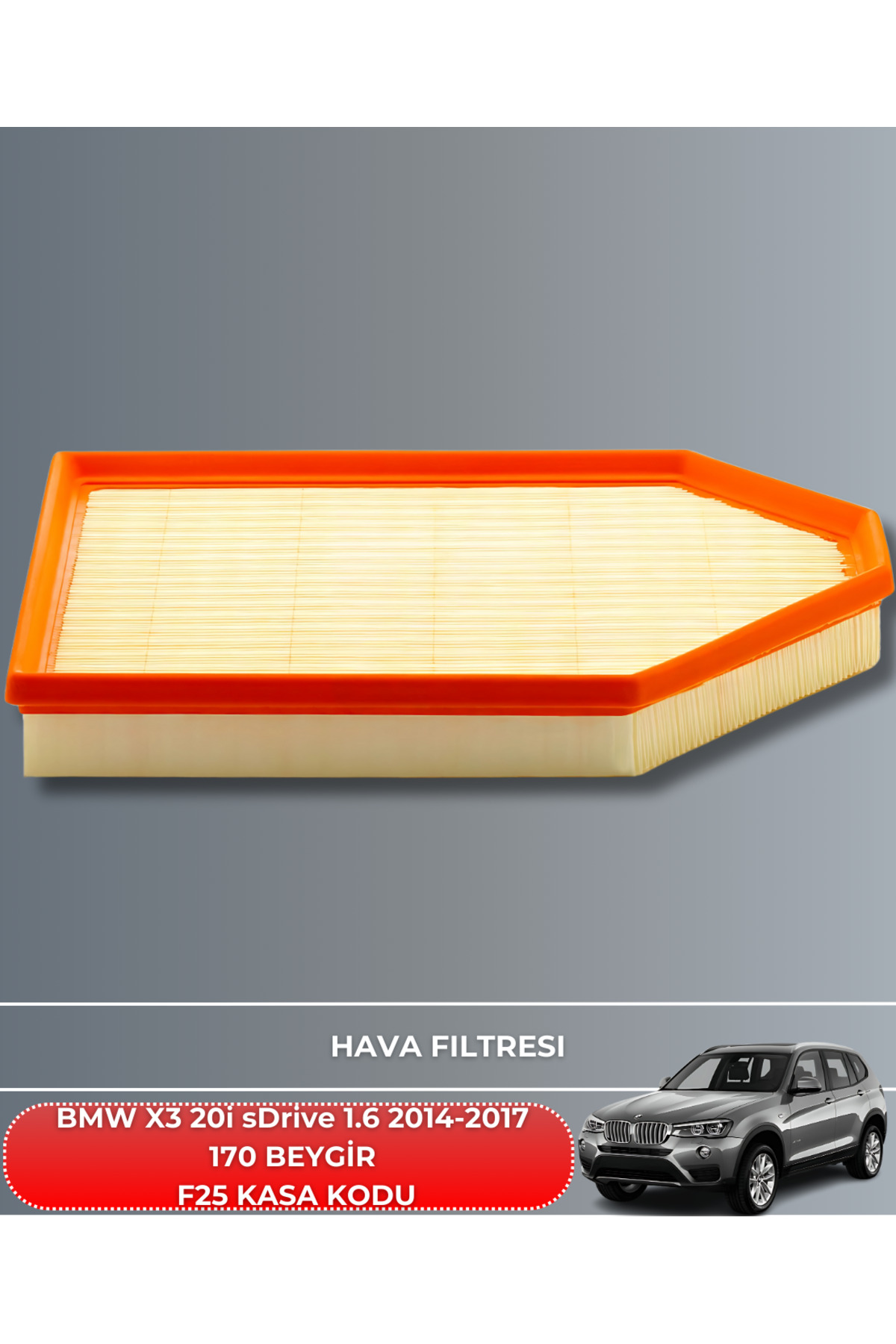Sardes Bmw X3 20İ Sdrive 1.6 2014-2015-2016-2017 170 Beygir Filtre - Yağ