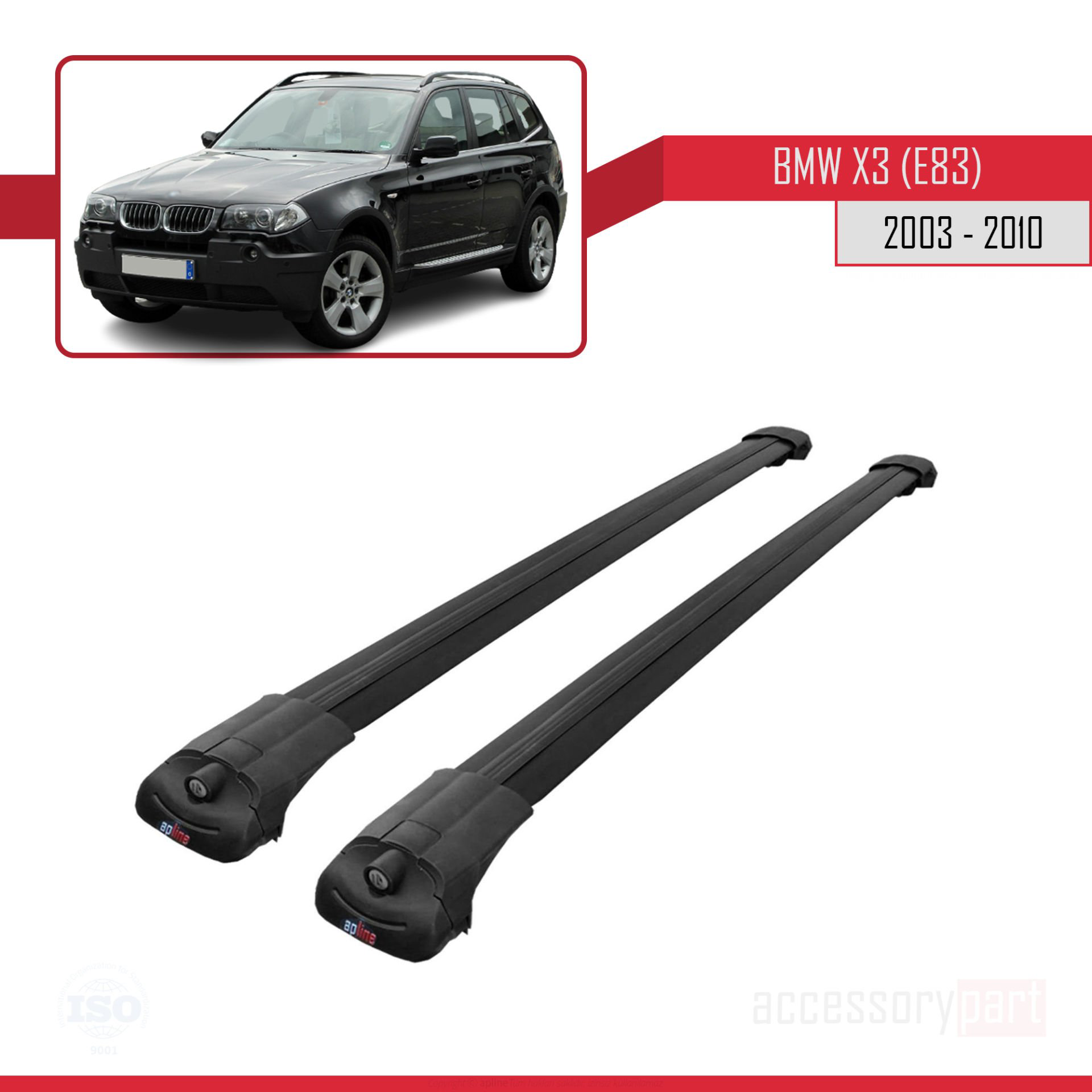 Drs Tuning Bmw X3 E83 2003-2010 Arasi İle Uyumlu Ace-1 Ara Atki Tavan Bari S