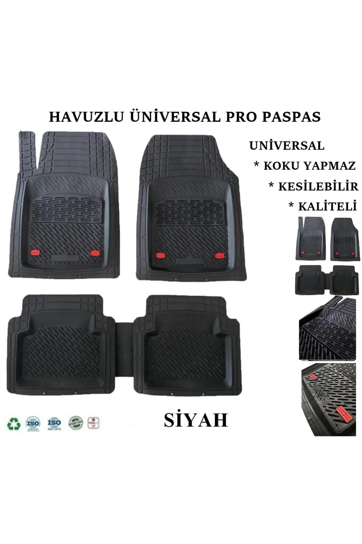 BMW X5 E70 2010  HAVUZLU ÜNIVERSAL MAXİ PASPAS SİYAH
