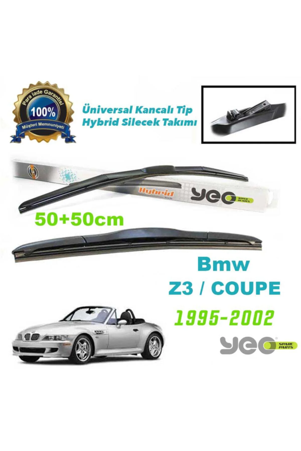 Bmw Z3 / Coupe Hybrid Silecek Takımı 1995-2002