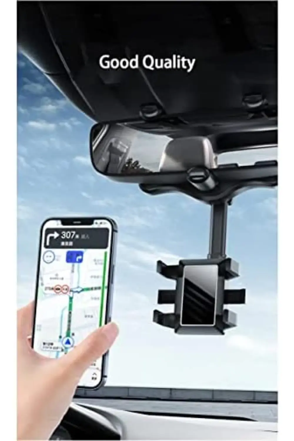 BN17-2 Araç İçi Dikiz Aynası Telefon Tutucu Her Yöne Döner 395519 BN17-2 Araç İçi Dikiz Aynası Telefon Tutucu Her Yöne Döner 395519