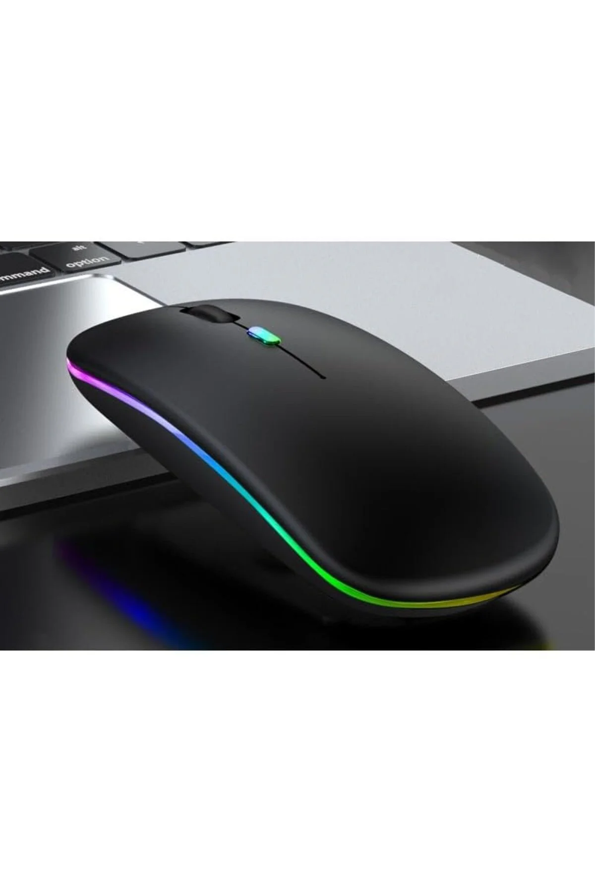 BN28 Kablosuz Wireless Mouse Sessiz Tık RGB Aydınlatmalı Şarj Edi