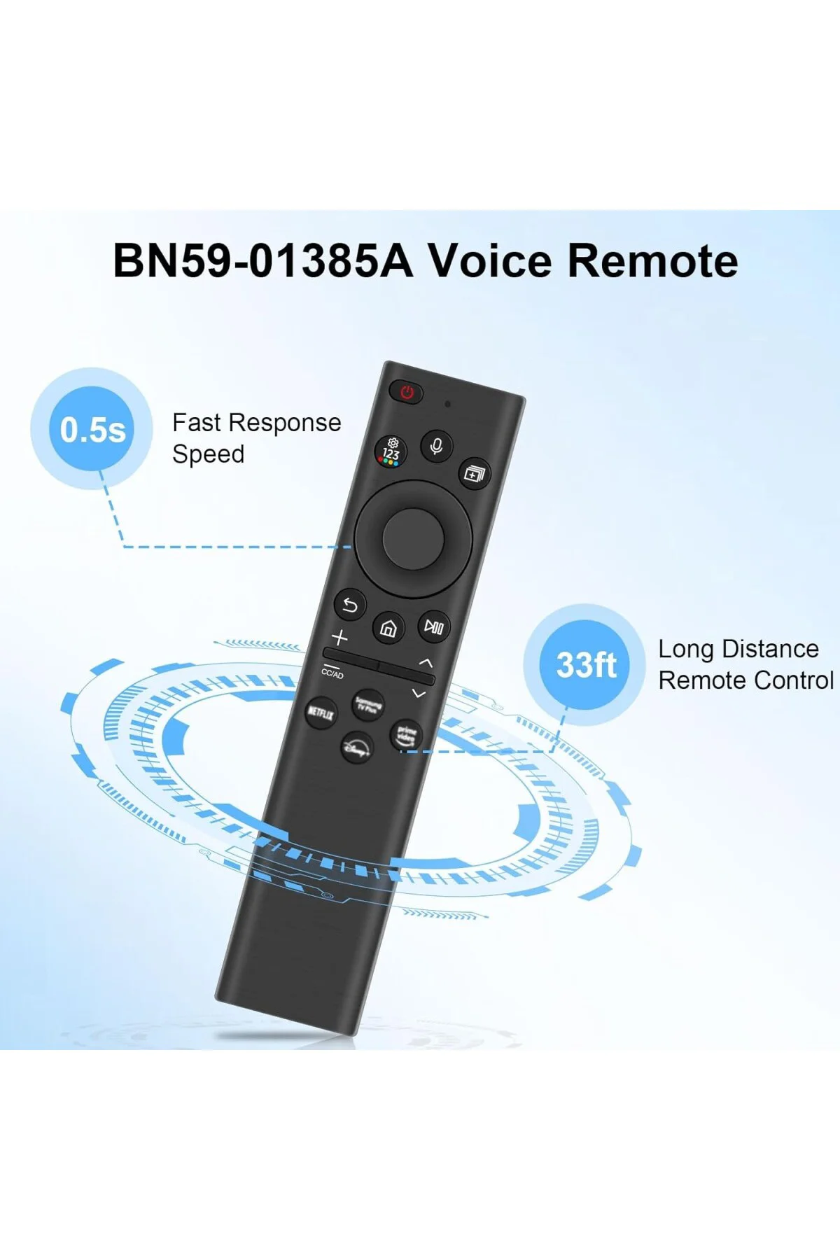 BN59-01385A için Uyumlu evrensel uzaktan kumanda, Samsung uzaktan kumanda Smart TV için yedek uz