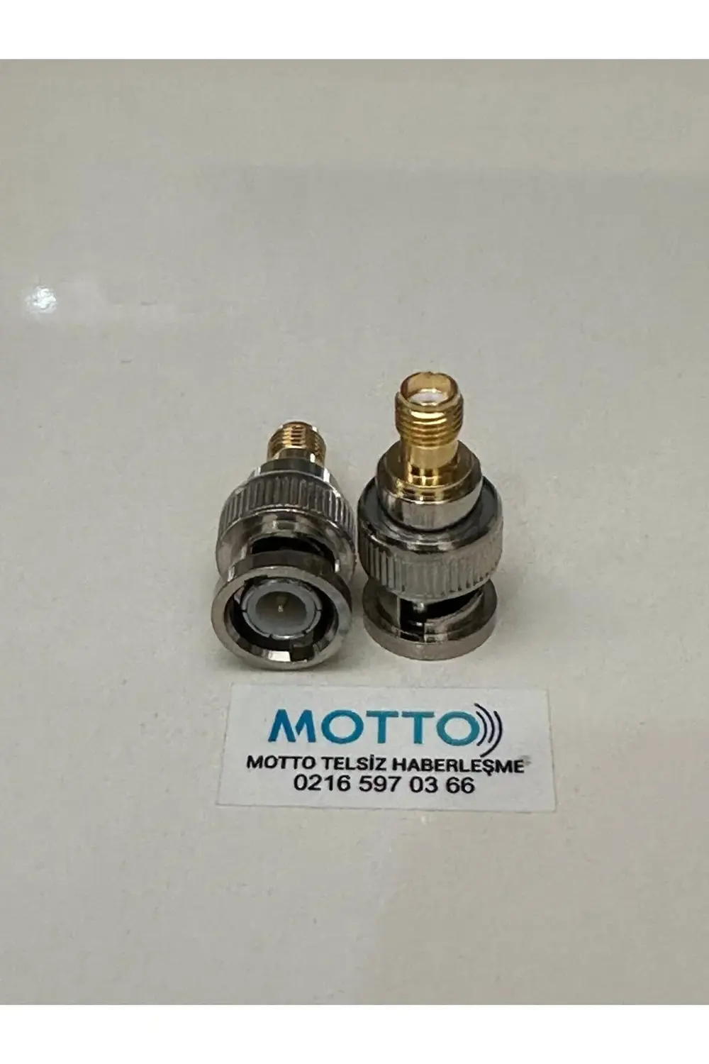 BNC Erkek SMA Erkek Çevirici Konnektör