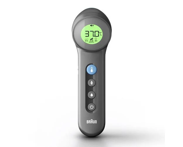 BNT400BWE Temassız Alın Termometresi – Siyah, Age Precision® Teknolojili Ateş Ölçer