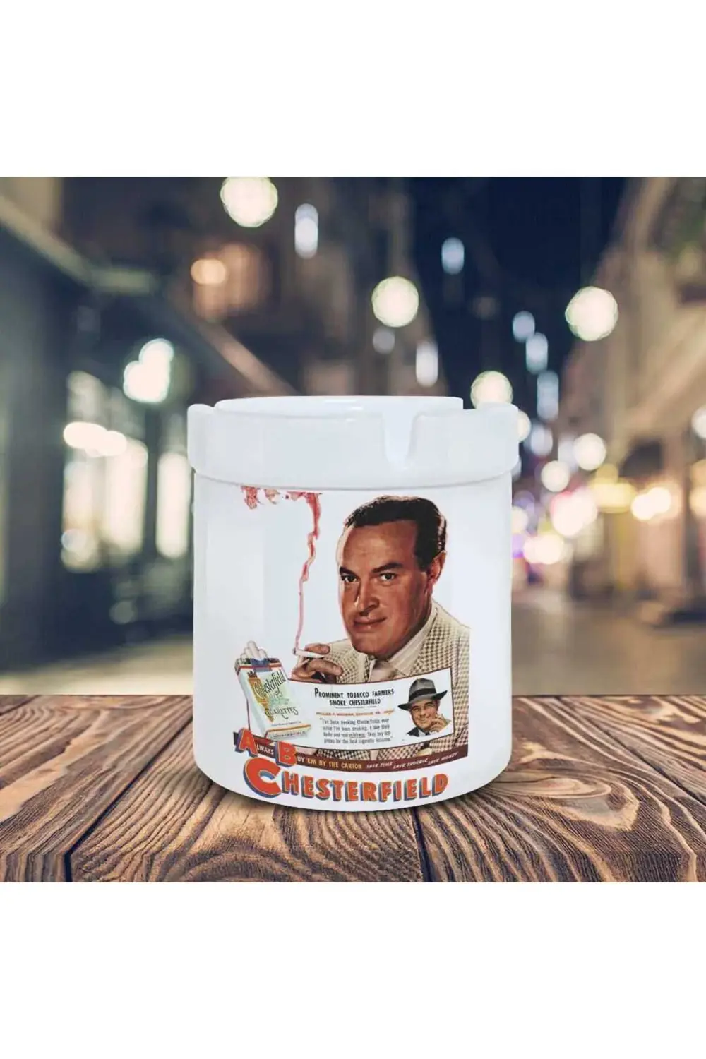 Bob Hope 1949 Tobacco Baskılı Küllük Kül Tablası -2057014