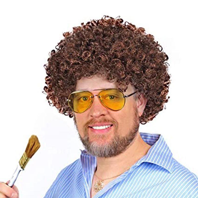 Evimdeyokyok Bob Ross Bonus Peruk Kahverengi Renk 120 Gr Tdrtr