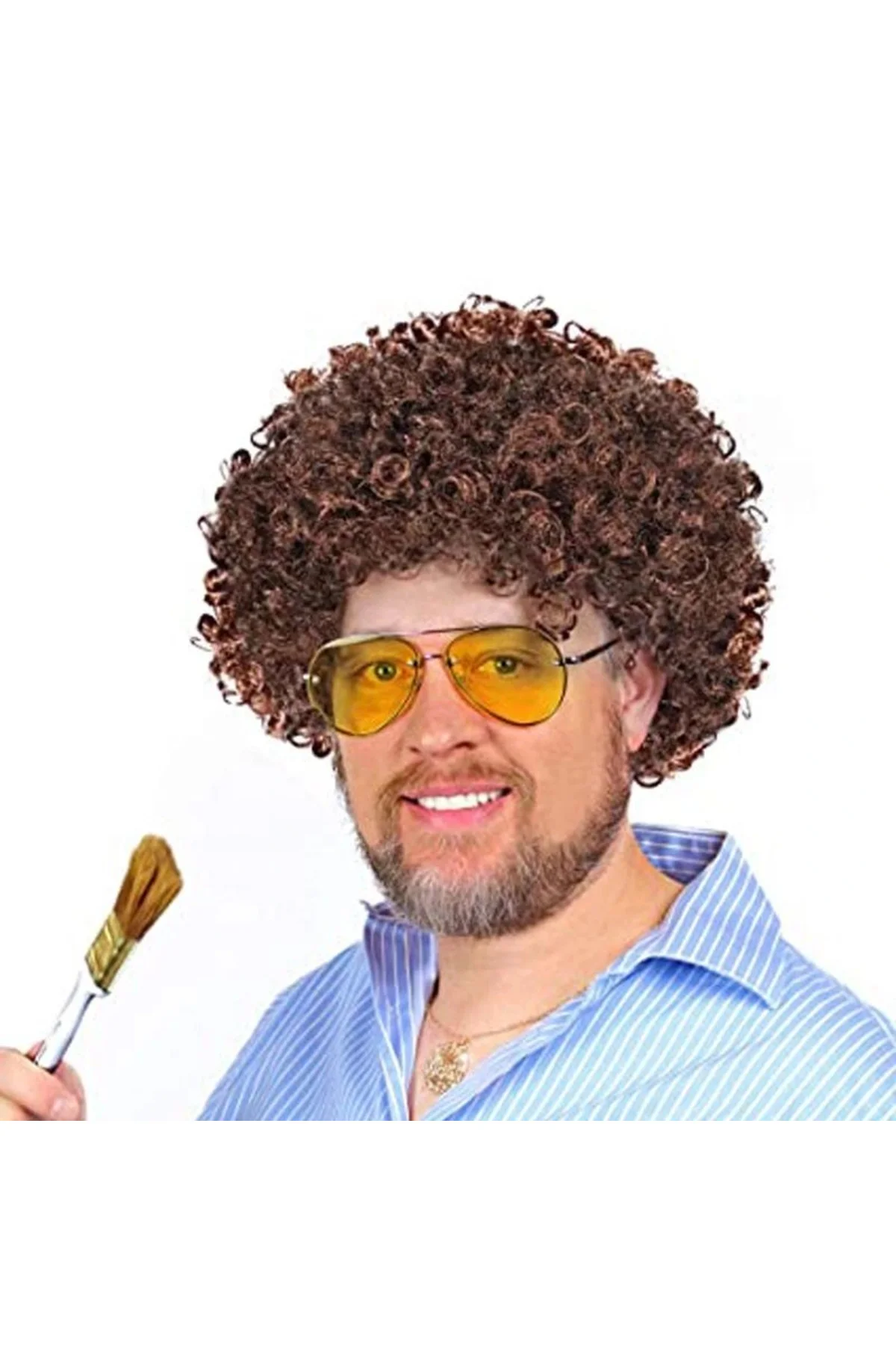 Bob Ross Bonus Peruk Kahverengi Renk 120 Gr Bob Ross Bonus Peruk Kahverengi Renk 120 Gr