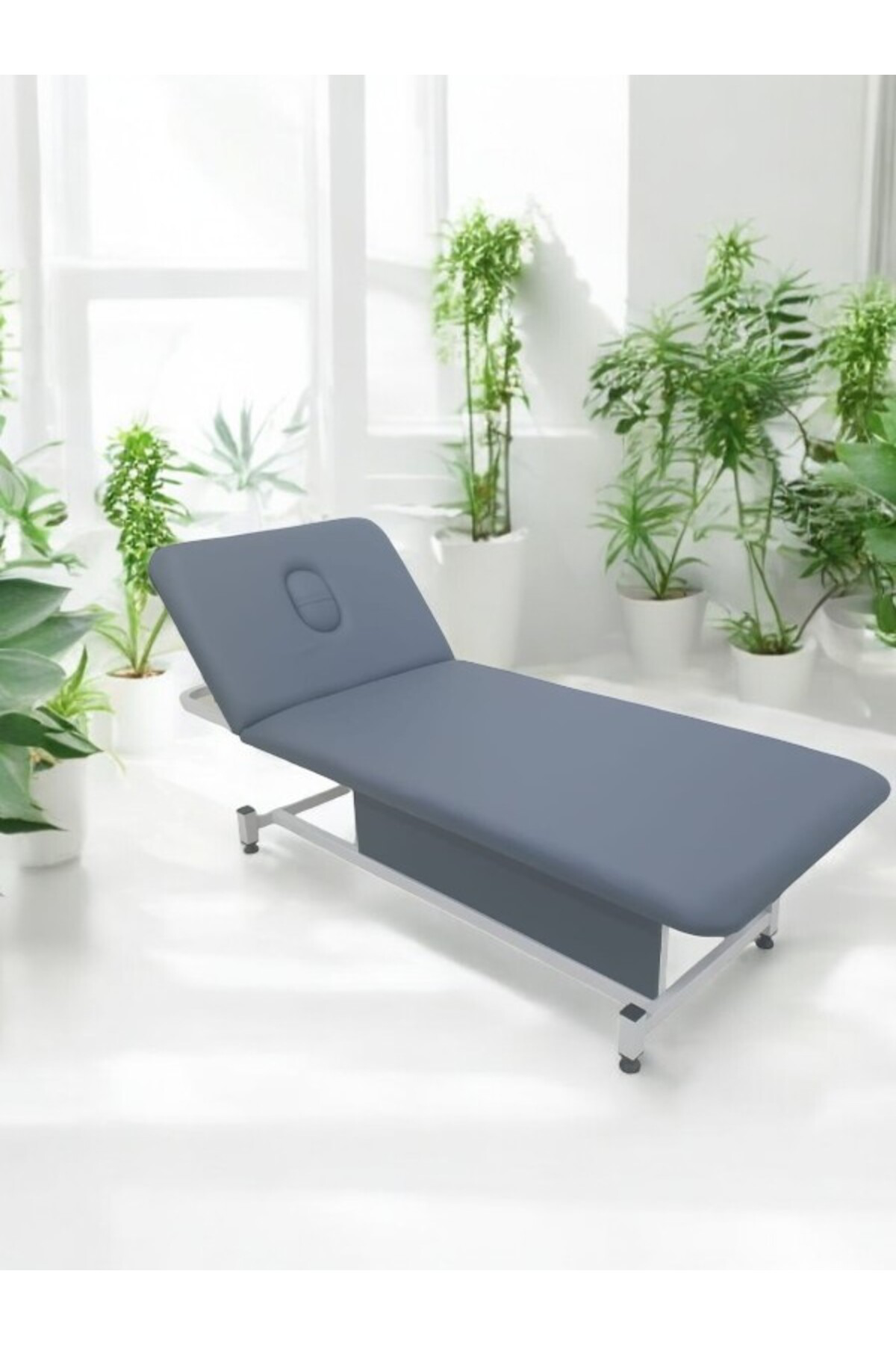 Masmel Bobath Rehabilitasyon Yatağı Tek Motorlu Başlıklı 75X190 Cm