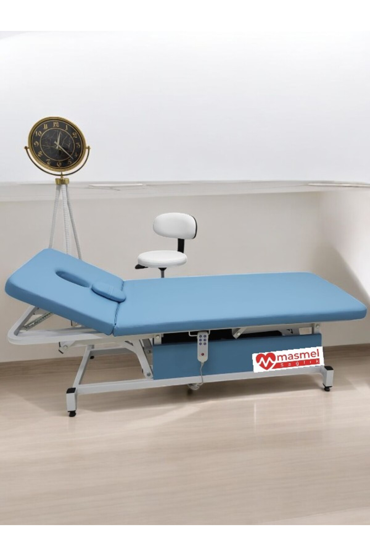 Masmel Bobath Rehabilitasyon Yatağı Tek Motorlu Başlıklı 100X190 Cm