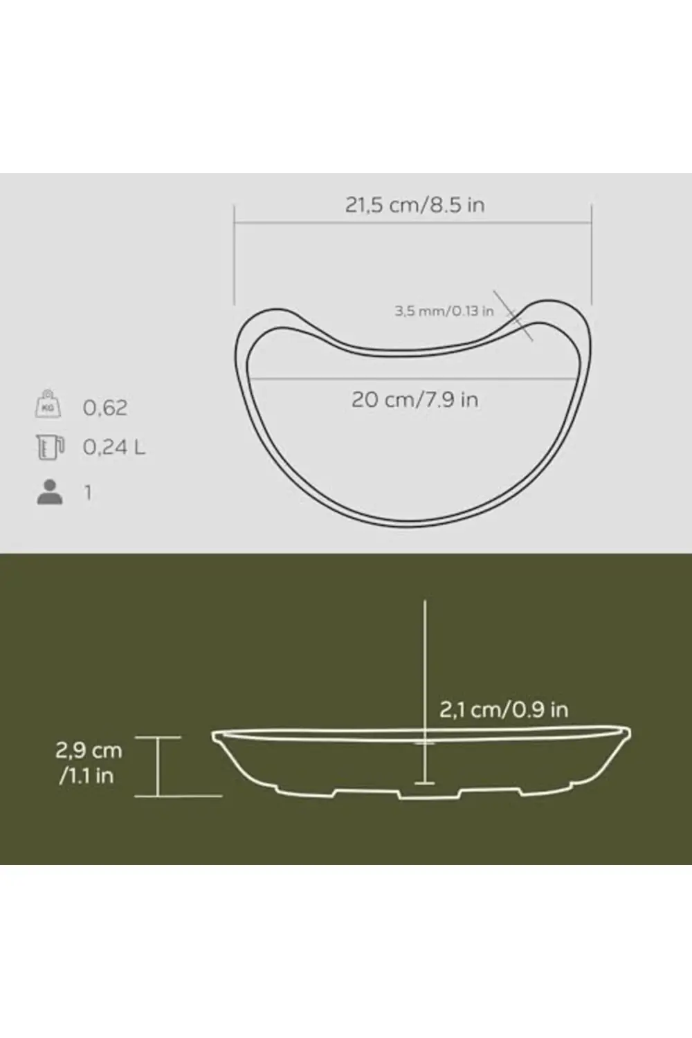 Böbrek Fajita Takımı Kase 395519