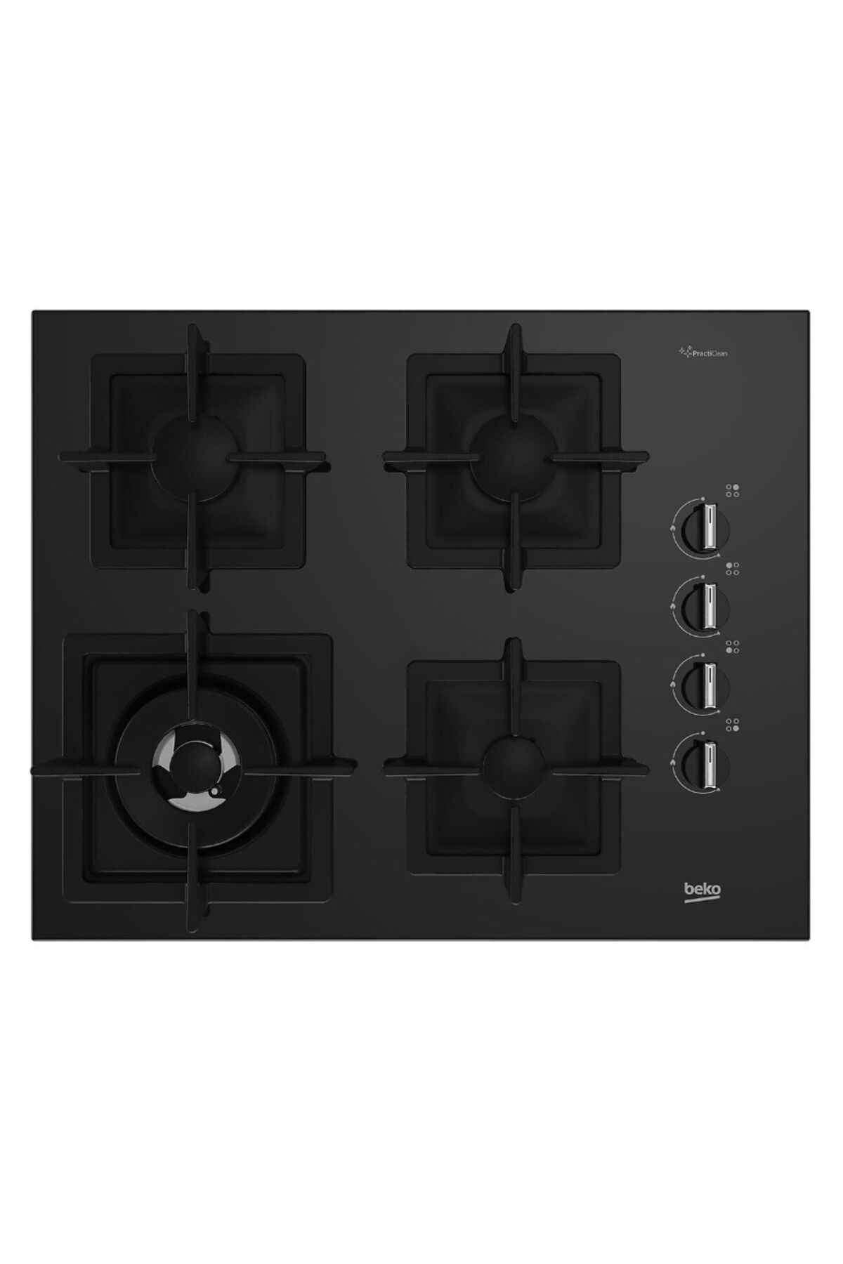 Beko Bocd K 6510 Dwys Siyah Wok Gözlü Cam Ankastre Ocak