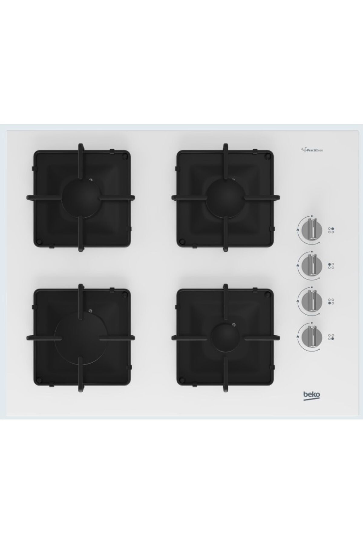 Beko Bocd K 6510 Eb Beyaz Cam Ankastre Ocak