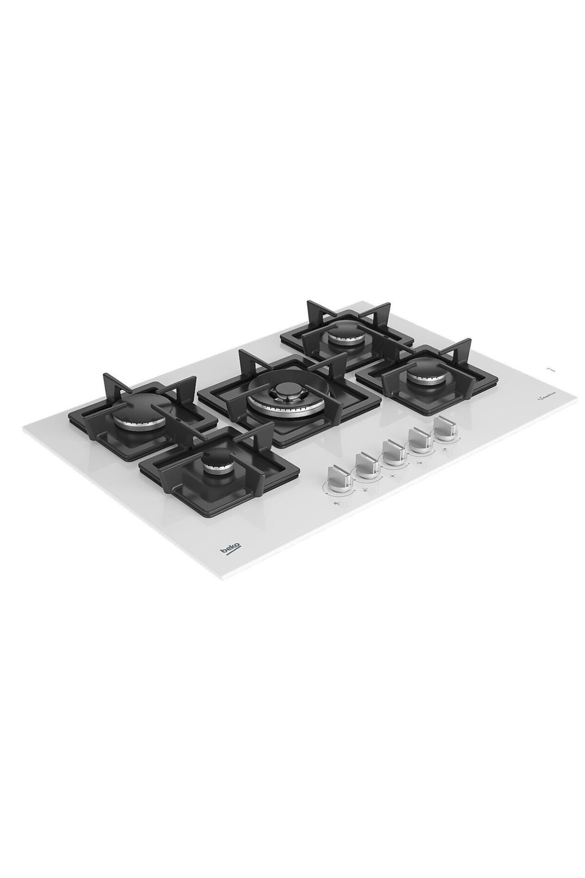 Beko Bocd K 7520 Dwb Wok Gözlü Beyaz Cam Ankastre Ocak