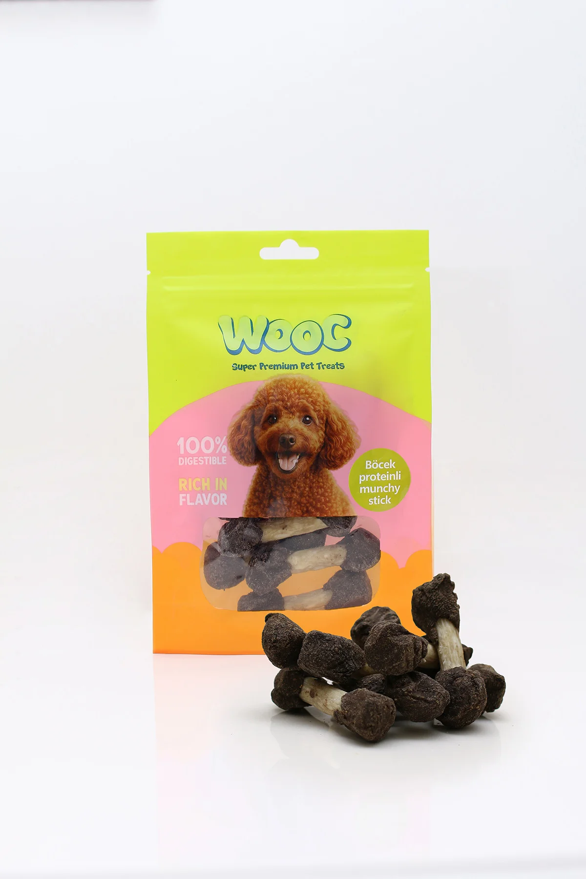 Böcekli Proteinli Munchy Köpek Ödülü