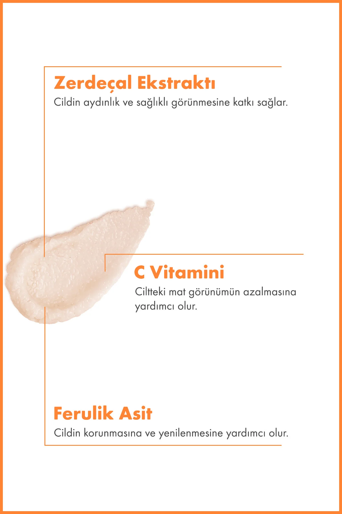 Body Scrub | Zerdeçal + Süt Vücut Peelingi | C Vitamini + Ferulik