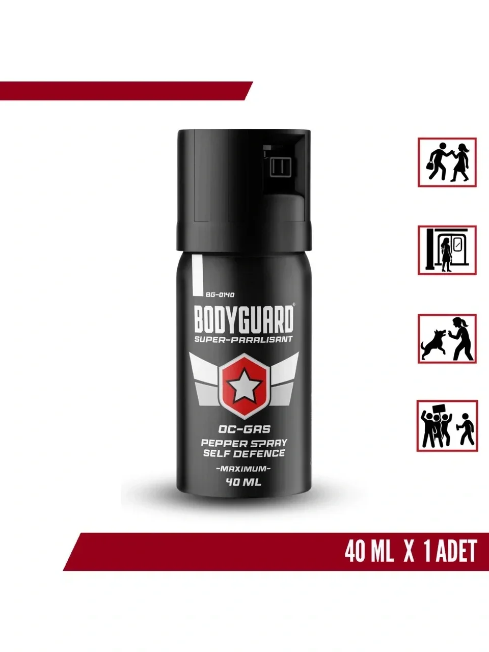 Bodyguard Biber Gazı Sprey 40ml Bodyguard (göz Yaşartıcı Sprey) Bx40 Fiyatı, Yorumları ve Özellikleri