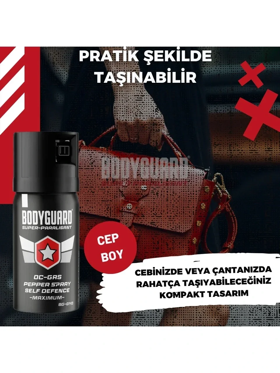 Bodyguard Biber Gazı Sprey 40ml Bodyguard (göz Yaşartıcı Sprey) Bx40 Fiyatı, Yorumları ve Özellikleri