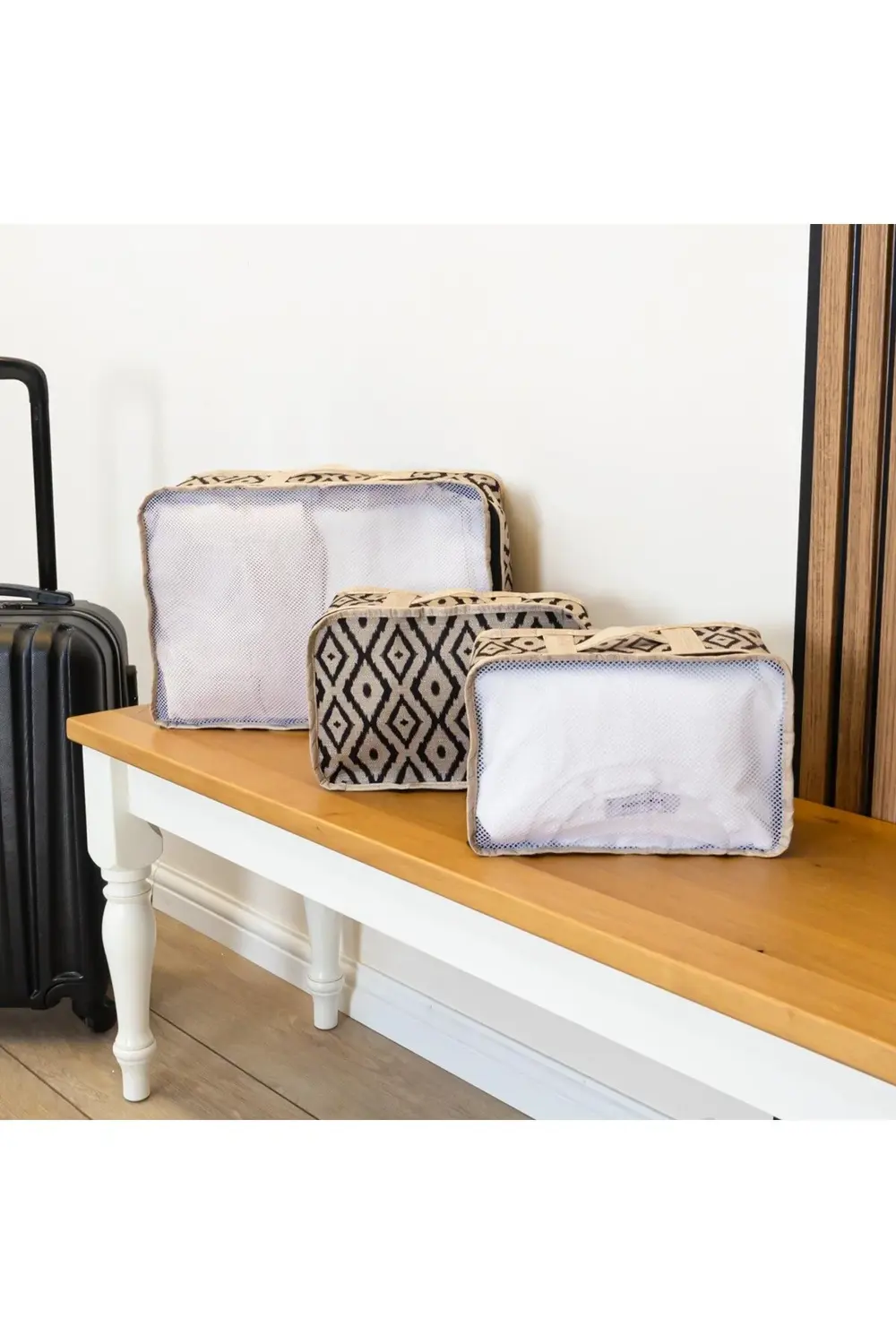 BOHE Ayakkabı Düzenleyici ve 3'lü Bavul Organizer Set