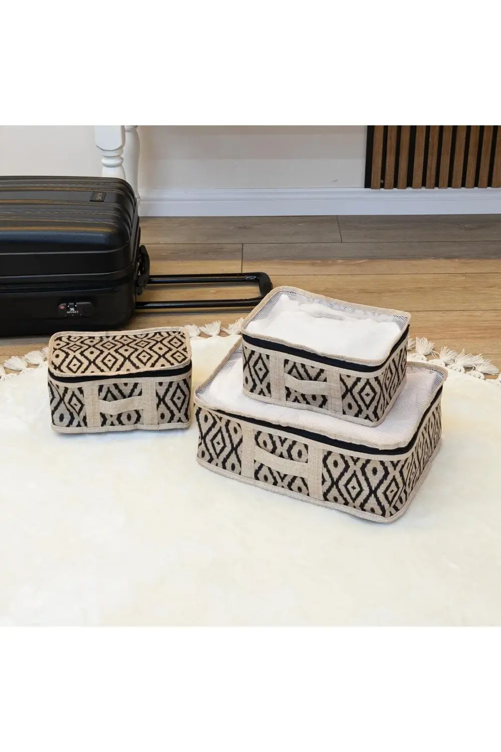 BOHE Ayakkabı Düzenleyici ve 3'lü Bavul Organizer Set