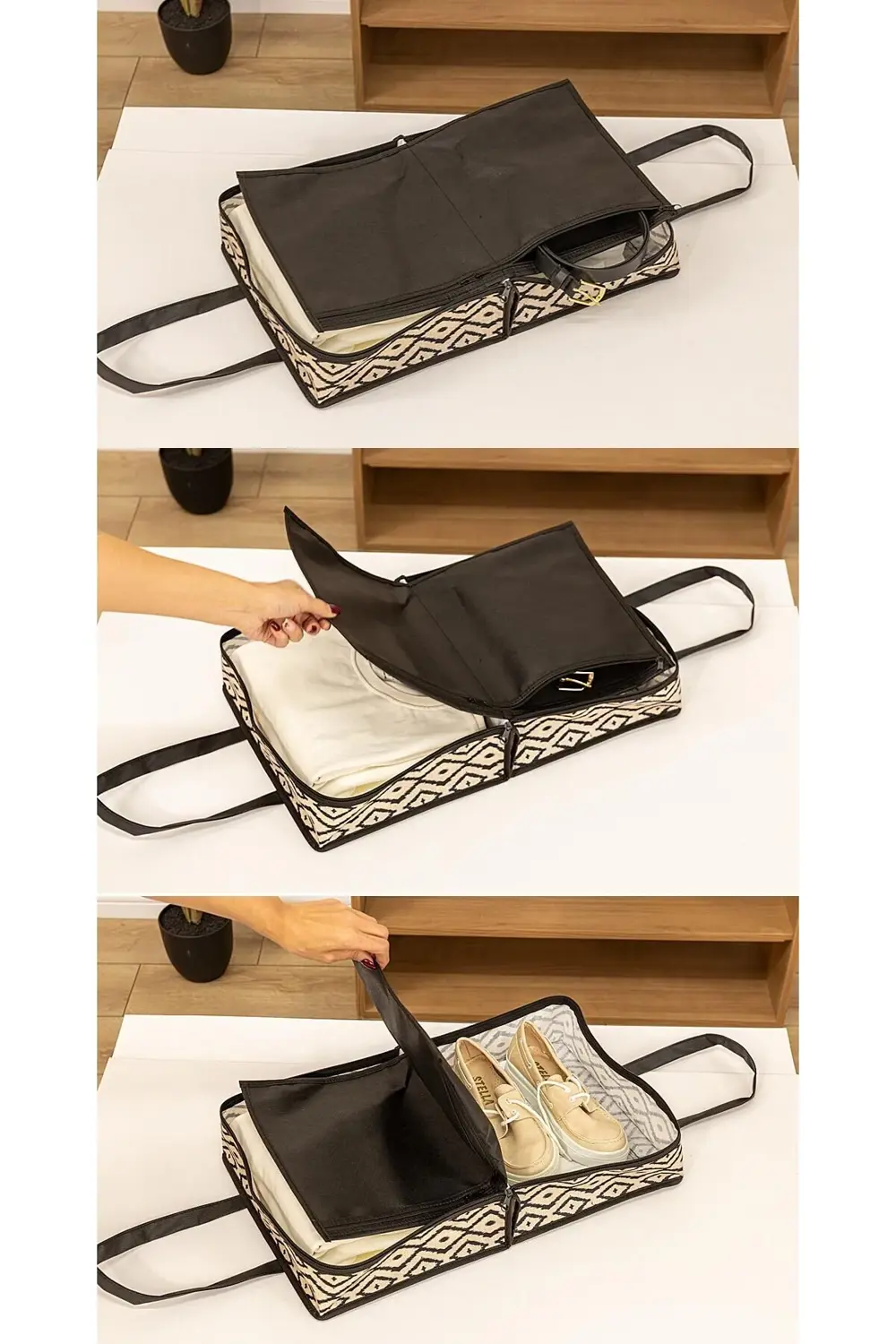 Bohe Çok Amaçlı Bavula Asılabilir Seyahat Çantası ve Düzenleyici