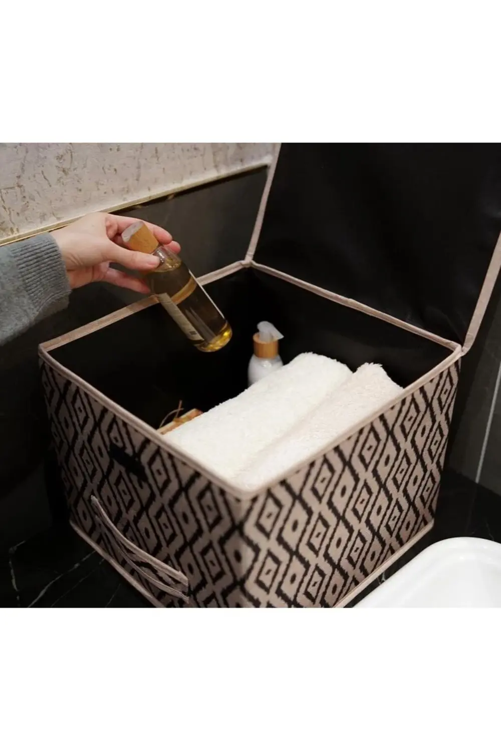 BOHE Çok Amaçlı Kapaklı Kutu Mini Raf Düzenleyici