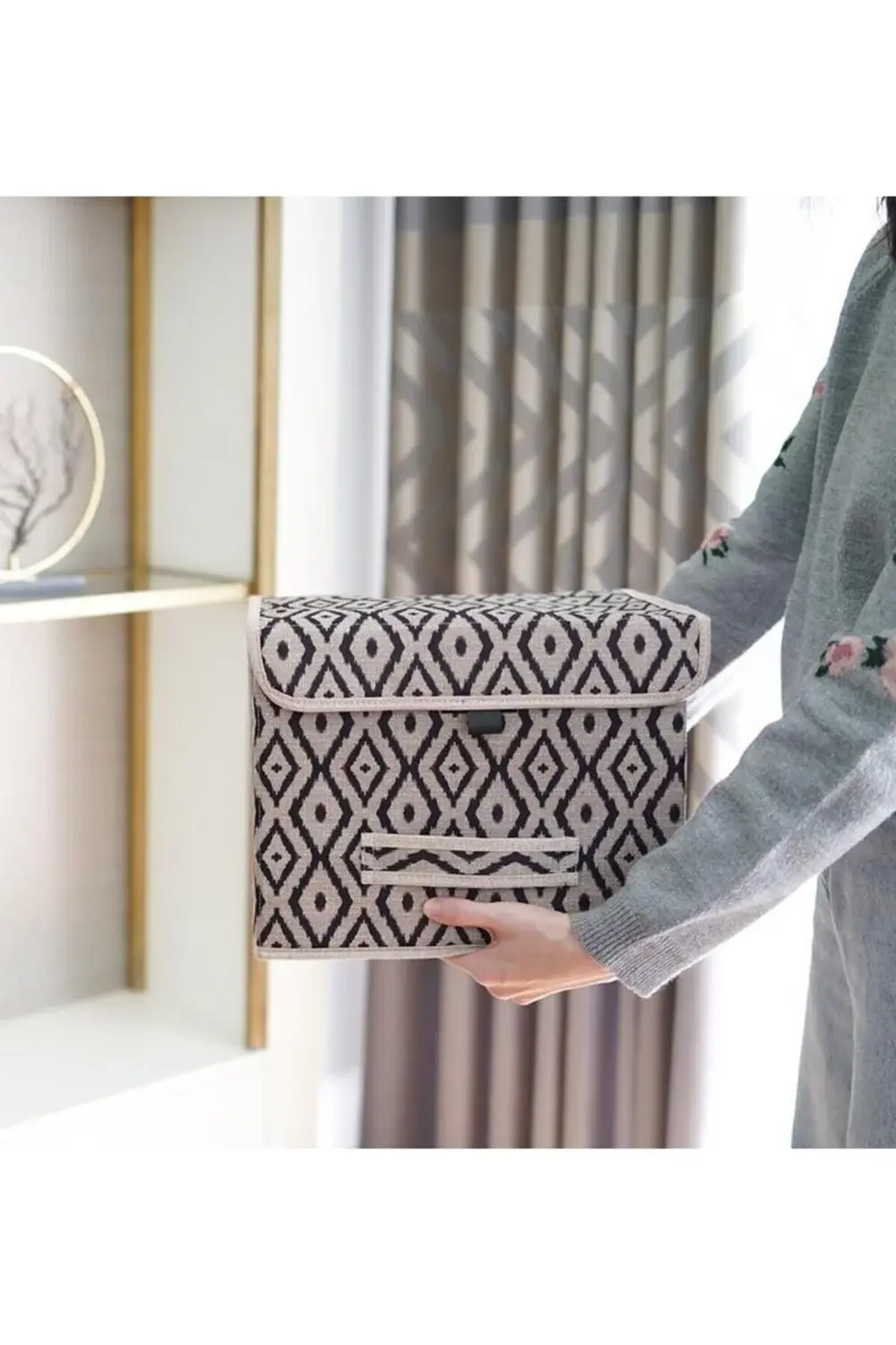 BOHE Çok Amaçlı Kapaklı Kutu Mini Raf Düzenleyici