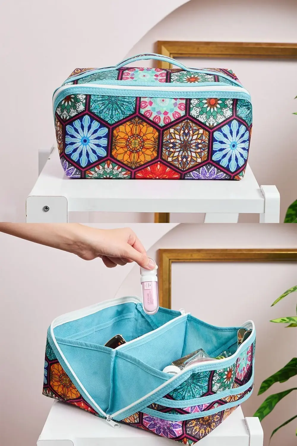 BOHE Makyaj Çantası Düzenleyici Seyahat Tipi Çanta Organizer