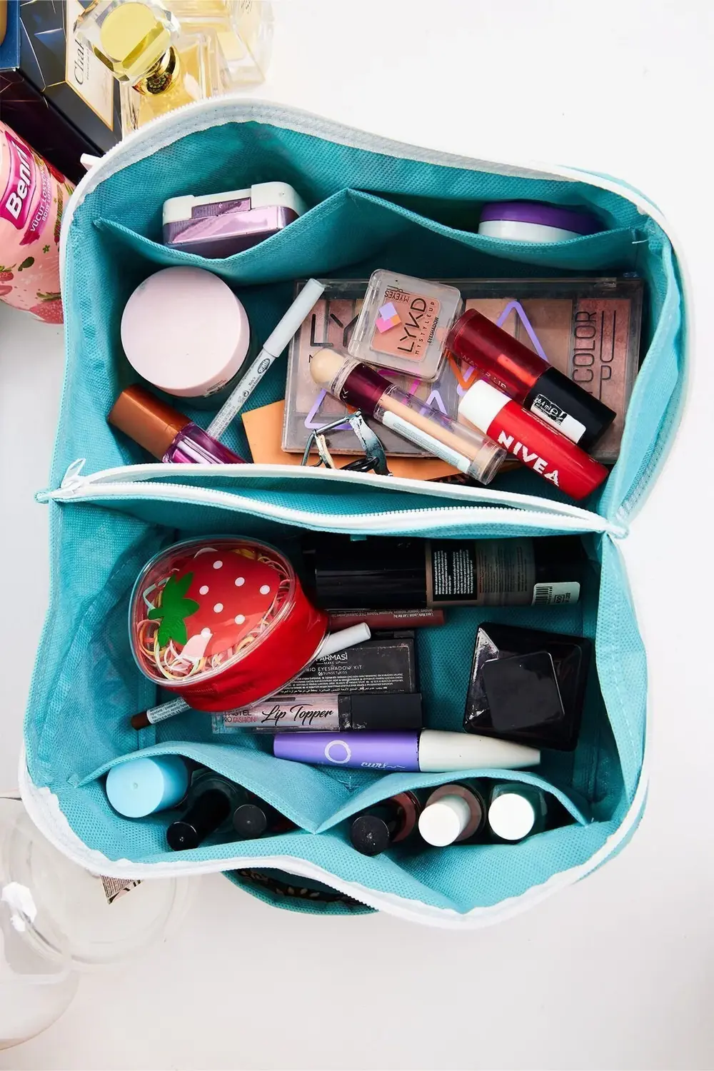 BOHE Makyaj Çantası Düzenleyici Seyahat Tipi Çanta Organizer