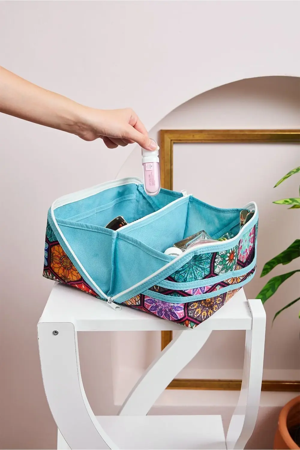 BOHE Makyaj Çantası Düzenleyici Seyahat Tipi Çanta Organizer