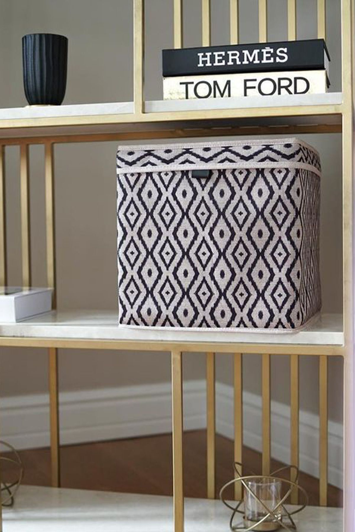 Pazar Kapısı Bohe Raf Düzenleyici Kutu Dolap Organizer