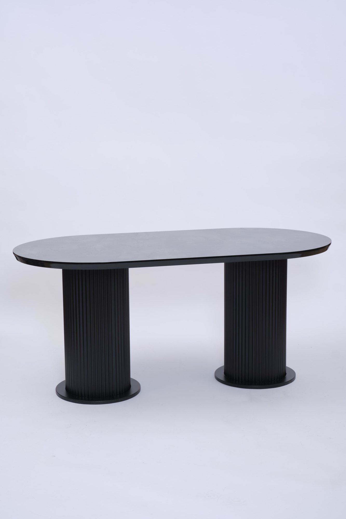 Erezogullari Mobilya Bohem Boyali Highgloss Mdf Yemek Masasi 90*170