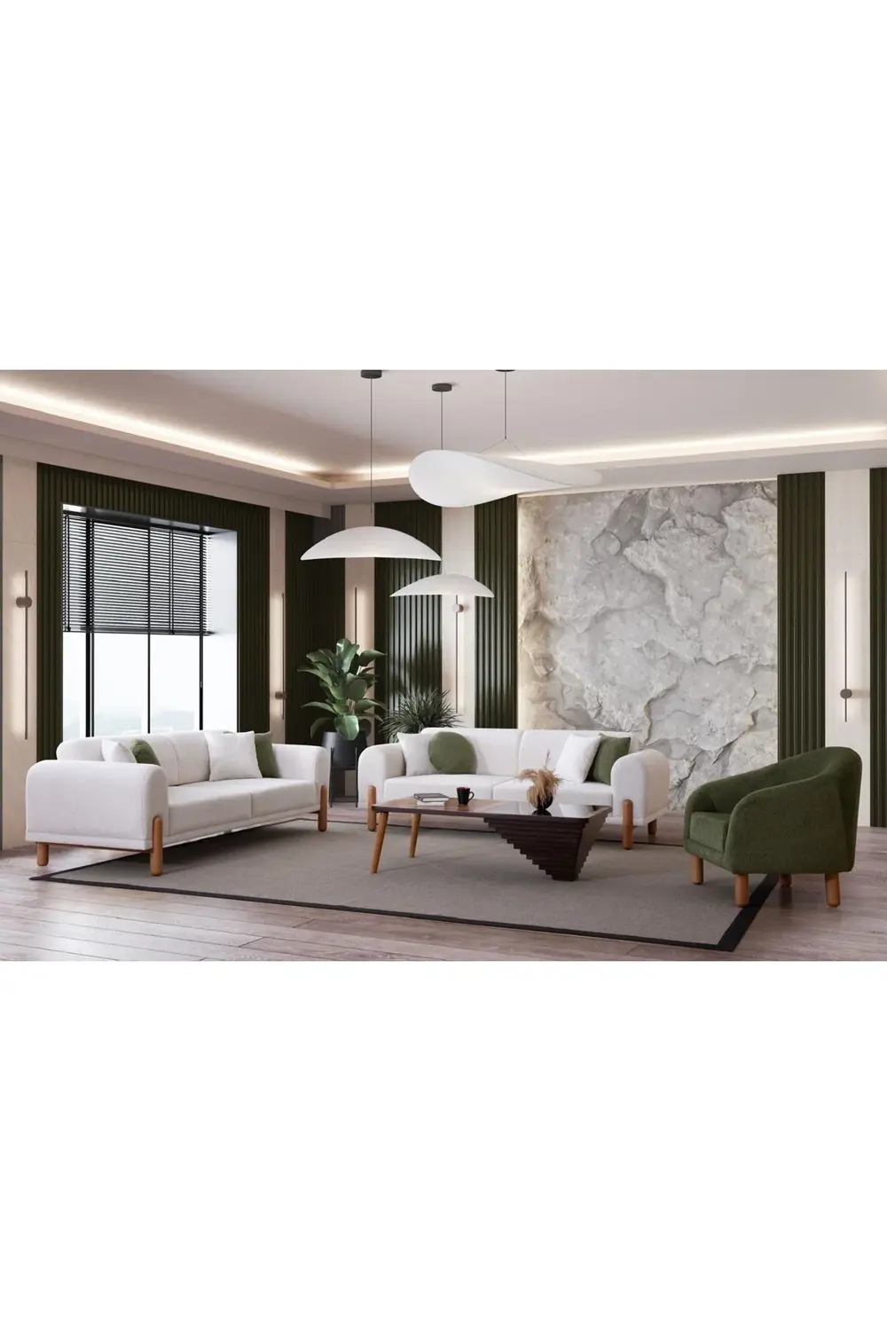 Bohem koltuk takımı (3+3+1)