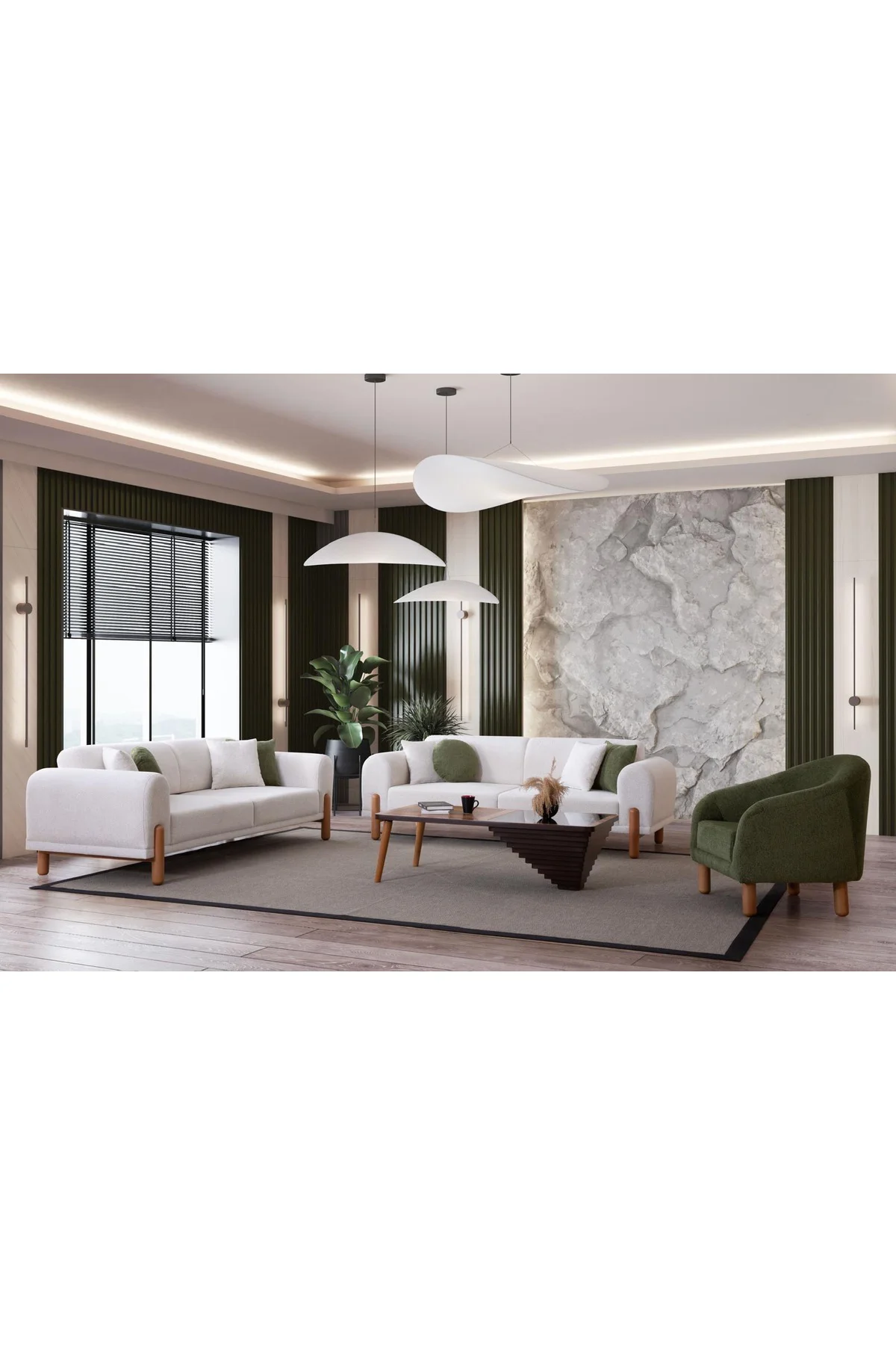 Bohem koltuk takımı (3+3+1)