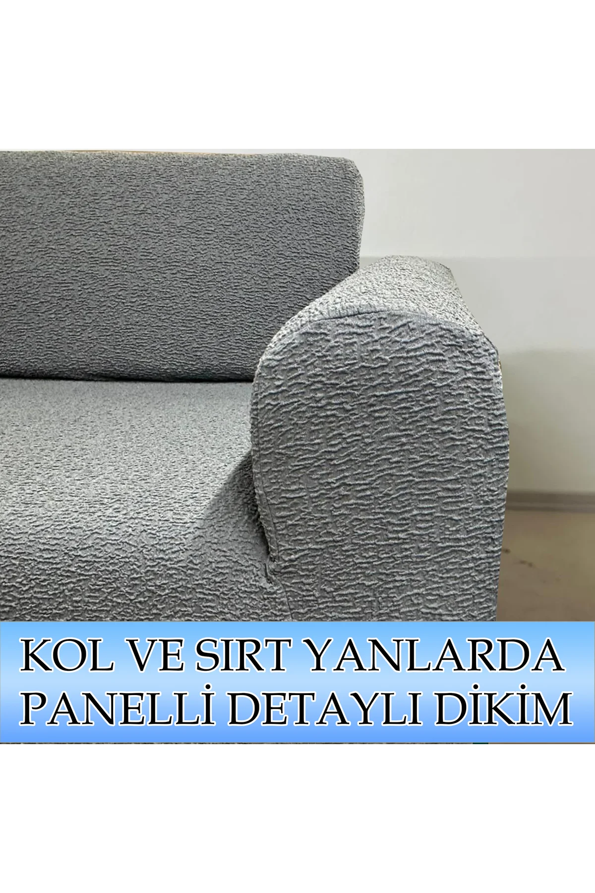 BOHEM PAMUKLU KUMAŞ KOLTUK KILIFI SETİ - 3+3+1+1 SET 7 KG GELMEKT