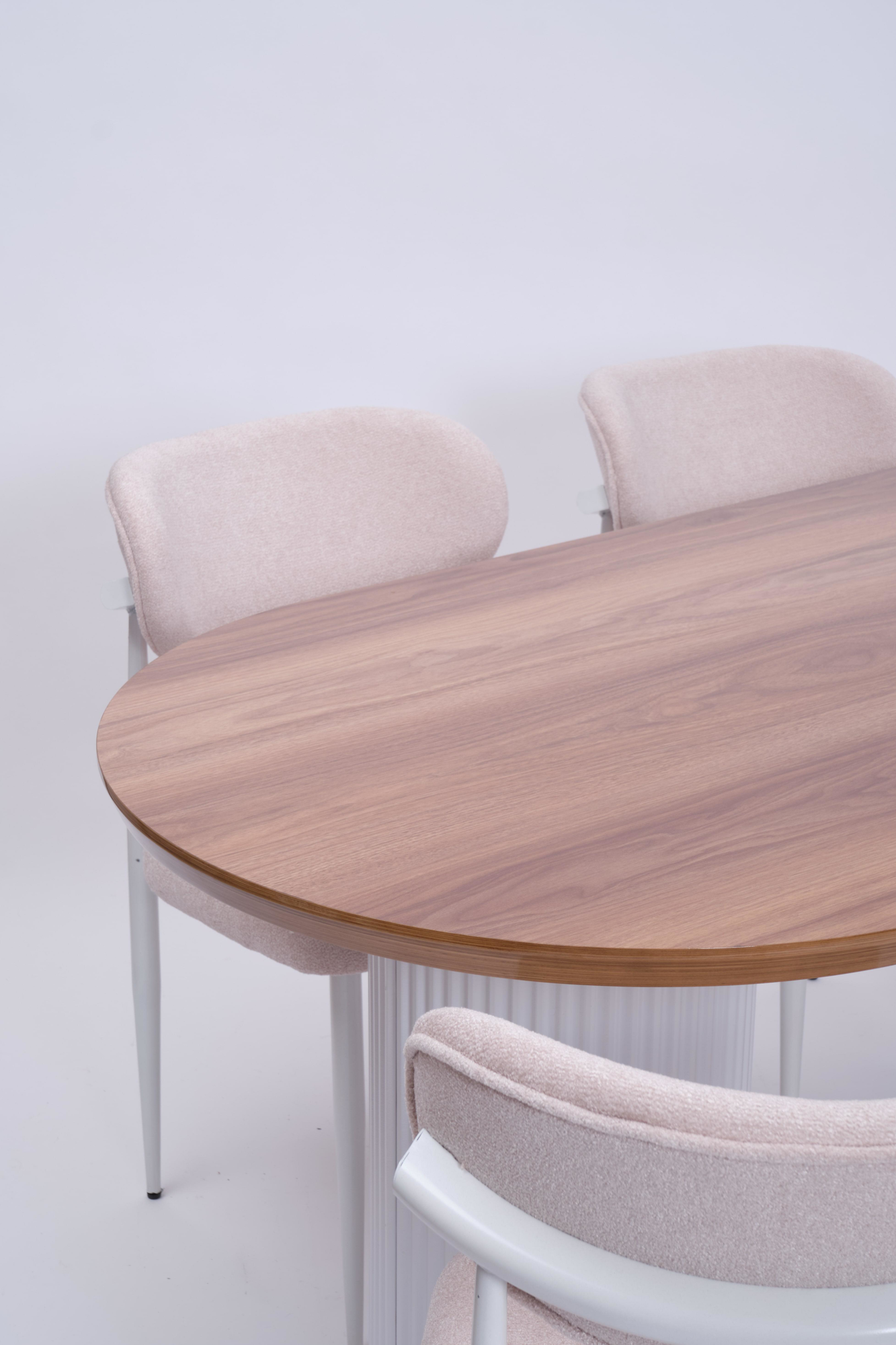 Erezogullari Mobilya Bohem Polo Lak Panel Yemek Masa Sandalye Takimi 90X170