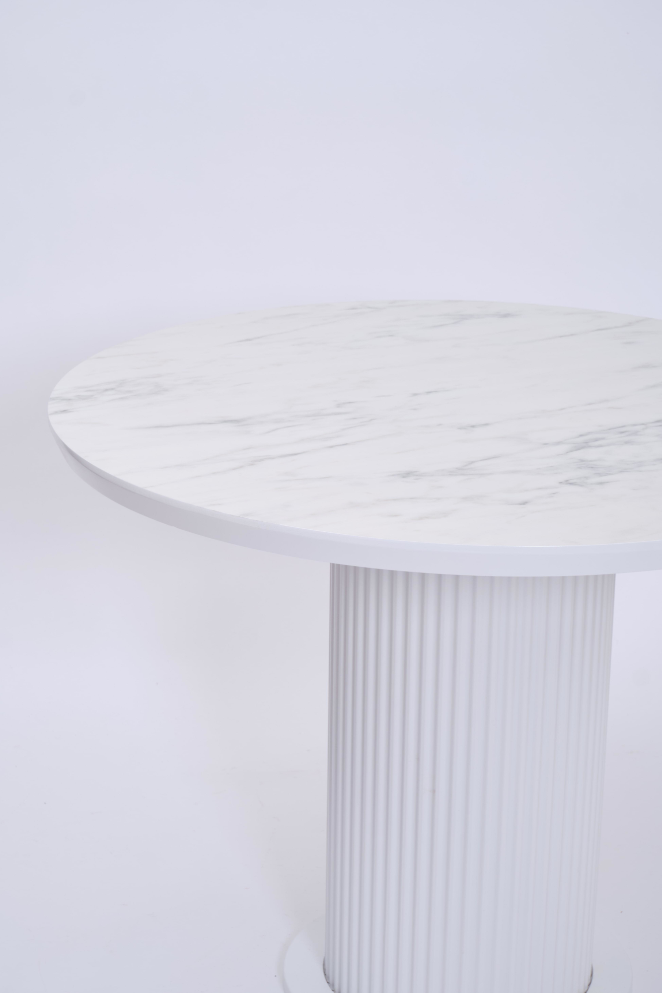 Bohem Yuvarlak Lak Panel Mutfak Masası 100cm Bohem Yuvarlak Lak Panel Mutfak Masası 100cm